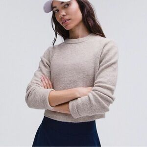 Lululemon Alpaca Wool-Blend Cropped Sweater